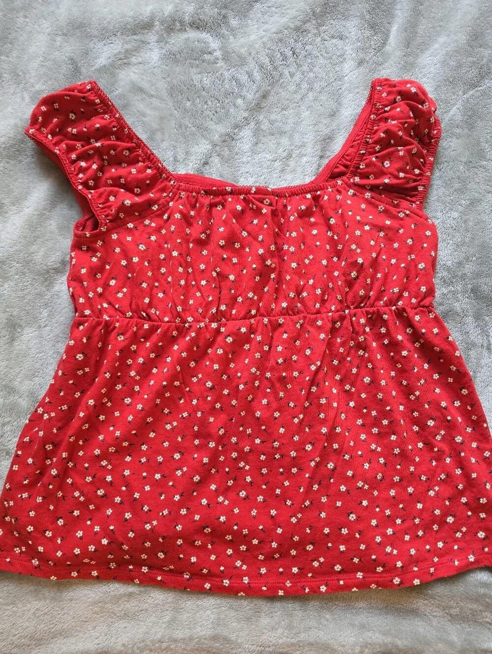 5$ BUNDLED Old Navy Girls Floral Top Red Size XL